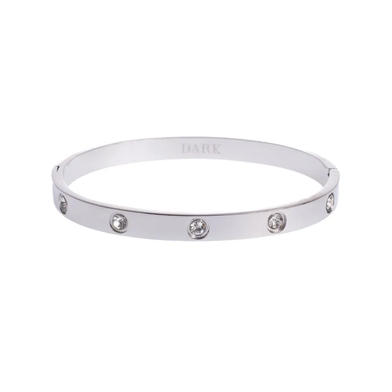 BIG DOT BANGLE SILVER sold by DARK Department