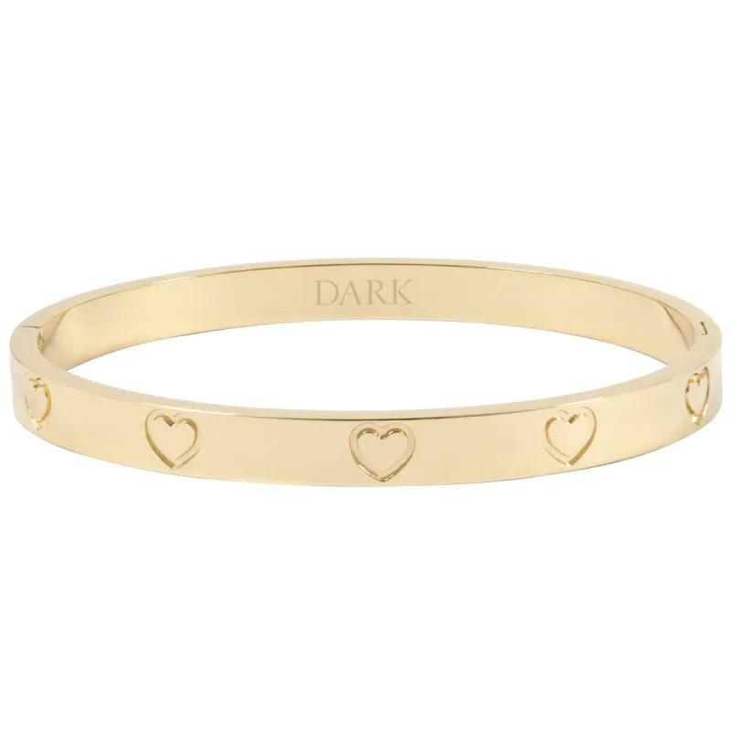 HEART BANGLE GOLD sold by DARK Department