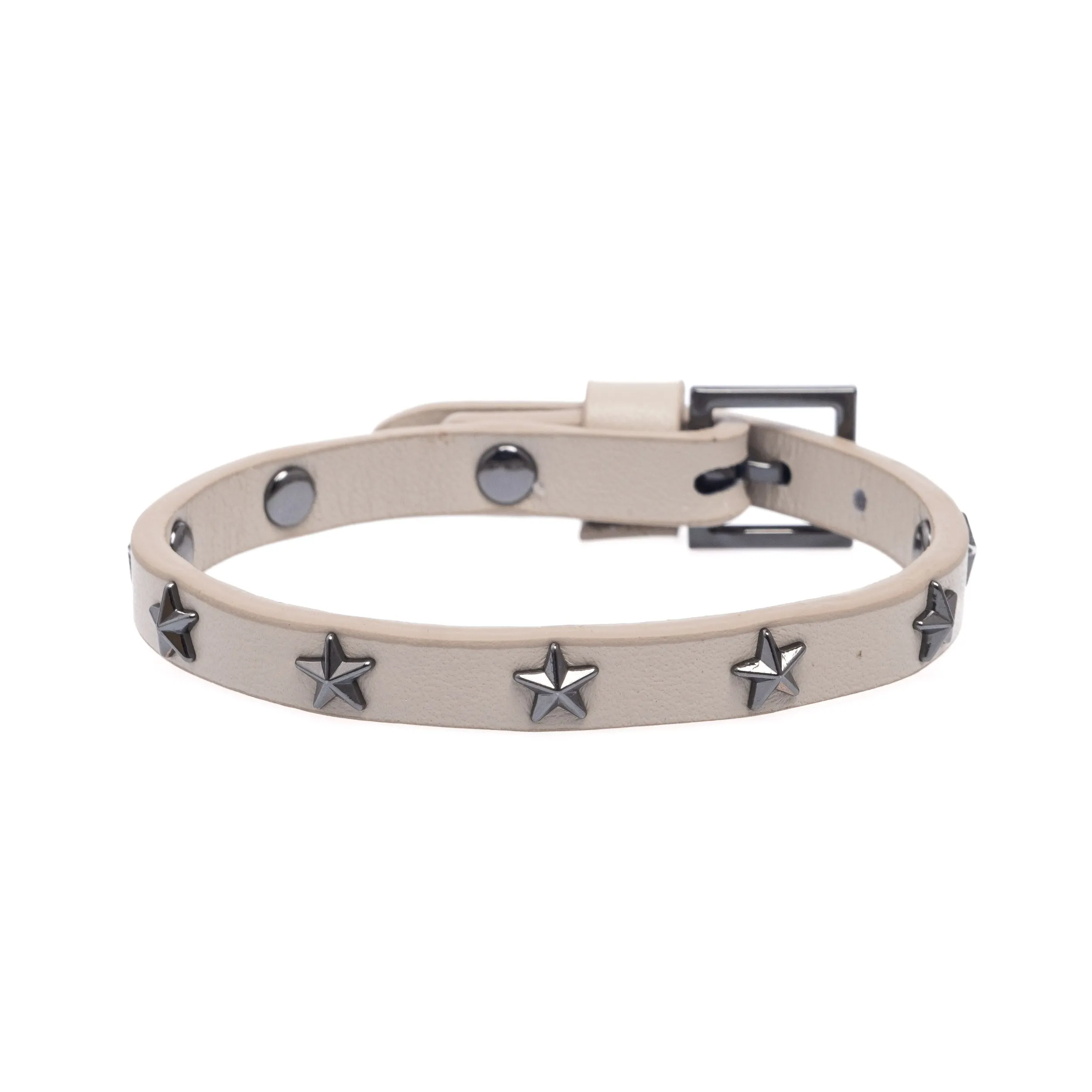 LEATHER STAR STUD BRACELET MINI SAND W/GUN sold by DARK Department