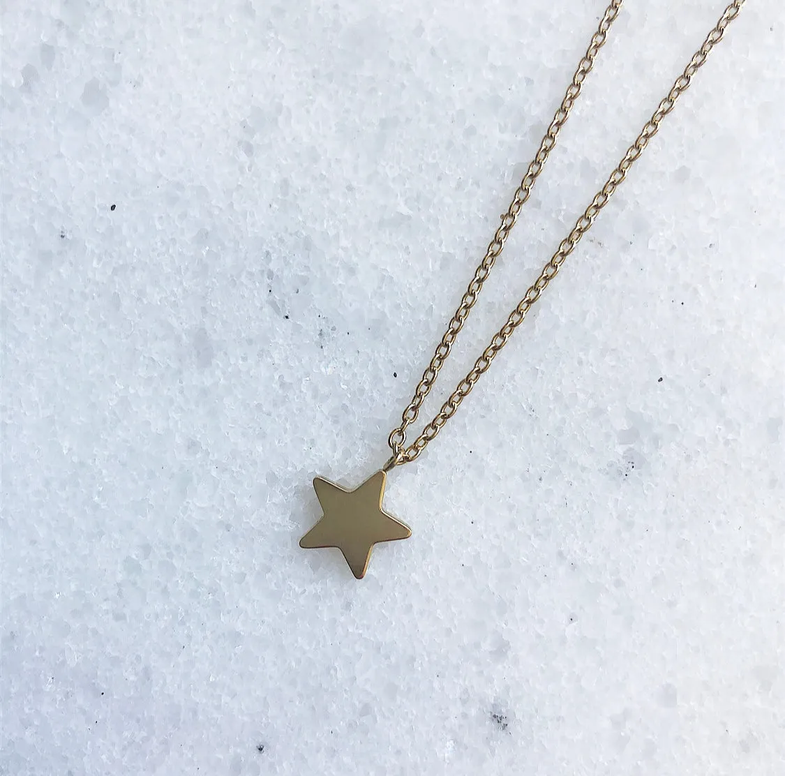 STAR NECKLACE GOLD sold by DARK Department product image thumbnail 3