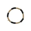 CLAY BEAD BRACELET BLACK sold by DARK Department