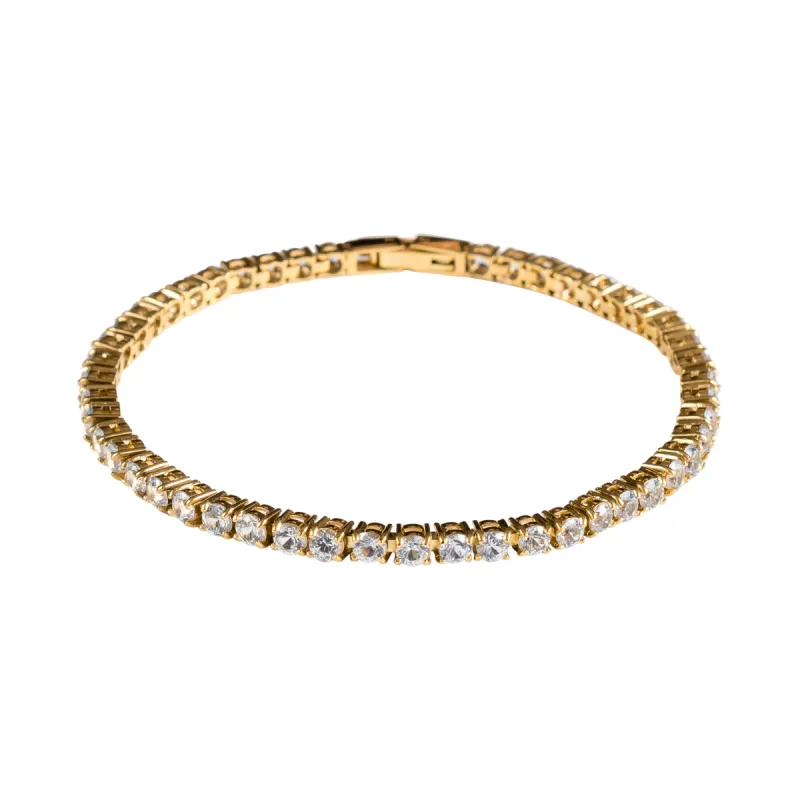 TENNIS BRACELET 3 MM COOL BLUE sold by DARK Department