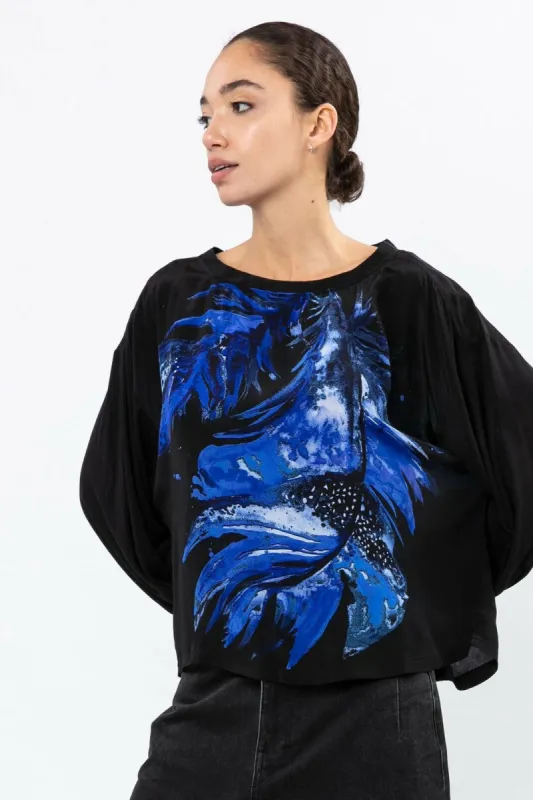 Religion Quartz Top - Preen Black sold by DB3 Online