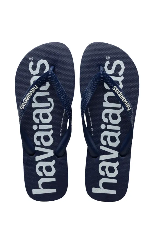 Havaianas Top Logomania Flip Flops - Navy Blue sold by DB3 Online