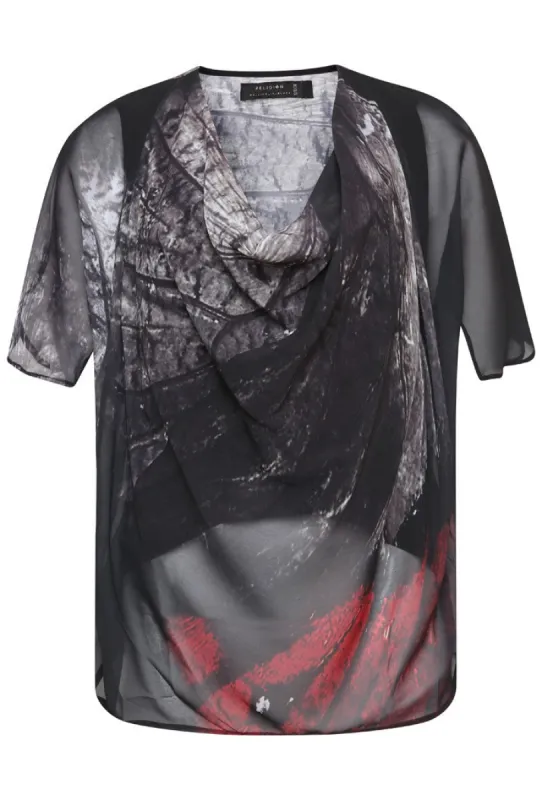 RELIGION DEVOTED TOP - FLING PRINT sold by DB3 Online