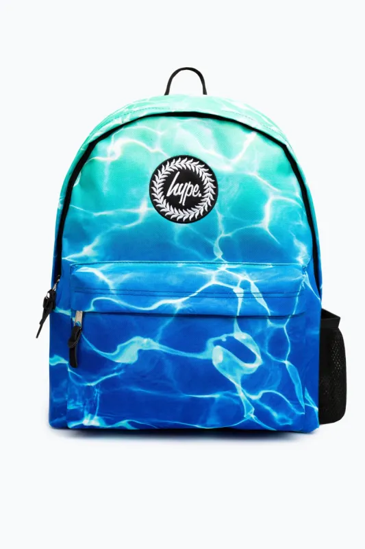 Hype Unisex Blue Pool Fade Iconic Backpack sold by DB3 Online