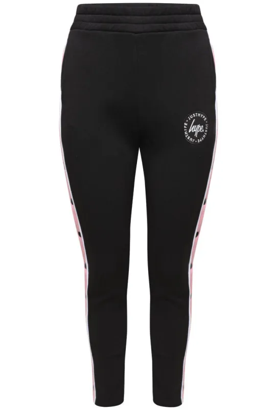 HYPE POPPER JOGGERS - BLACK/PINK sold by DB3 Online