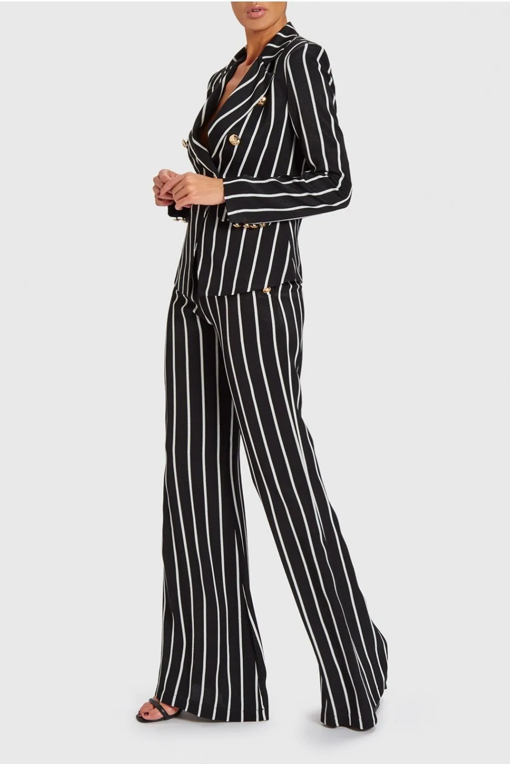 FOREVER UNIQUE CARA STRIPED BLAZER sold by DB3 Online product image thumbnail 3
