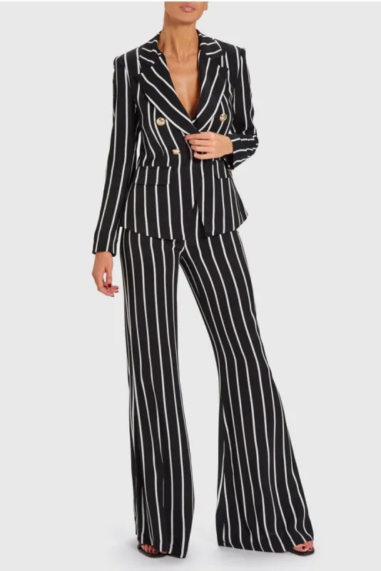 FOREVER UNIQUE CARA STRIPED BLAZER made by Forever Unique