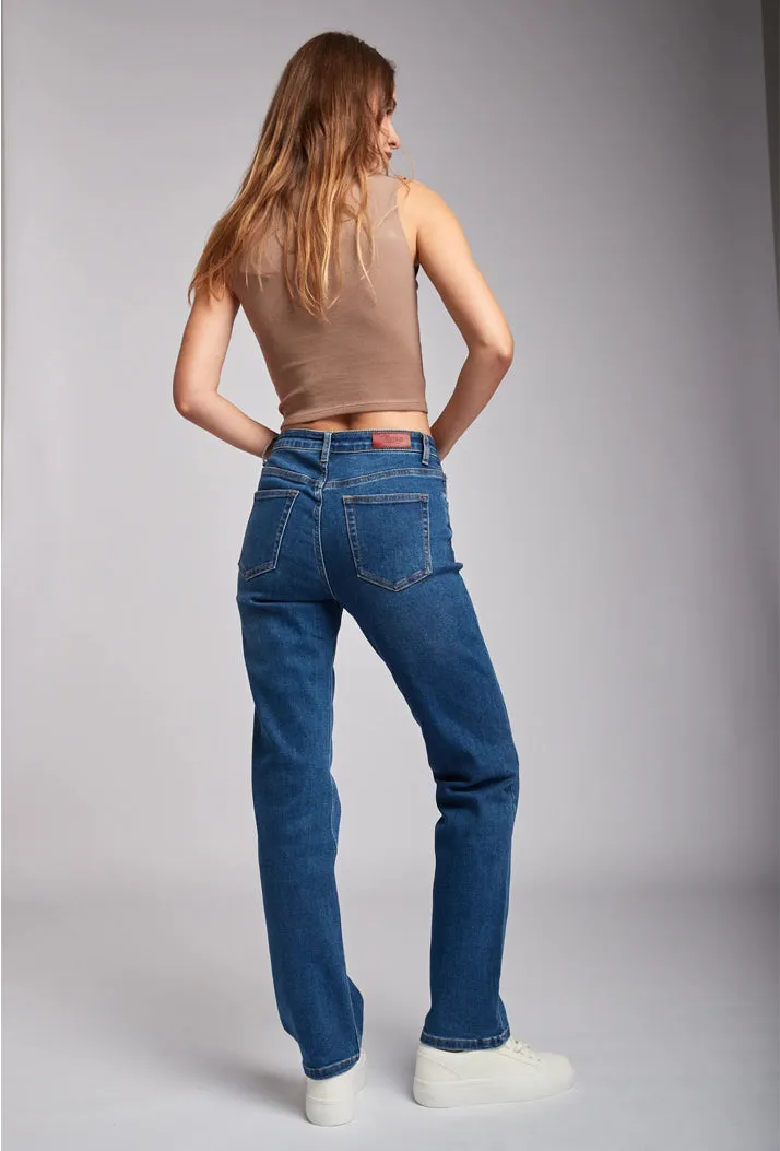 Toxik3 L21274-2 Regular Waist Straight Cut Jeans - Blue sold by DB3 Online product image thumbnail 2