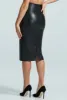 Commando Faux Leather Midi Skirt - Black sold by DB3 Online