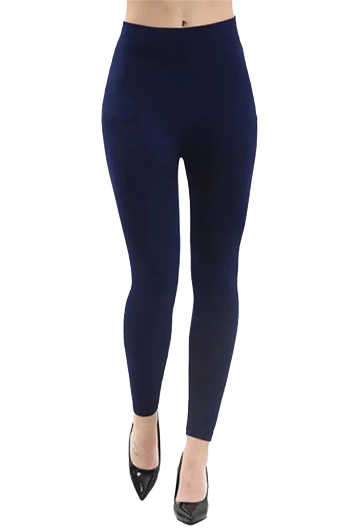 Nutshell Elasticated Waistband Stretch Leggings - Navy sold by DB3 Online