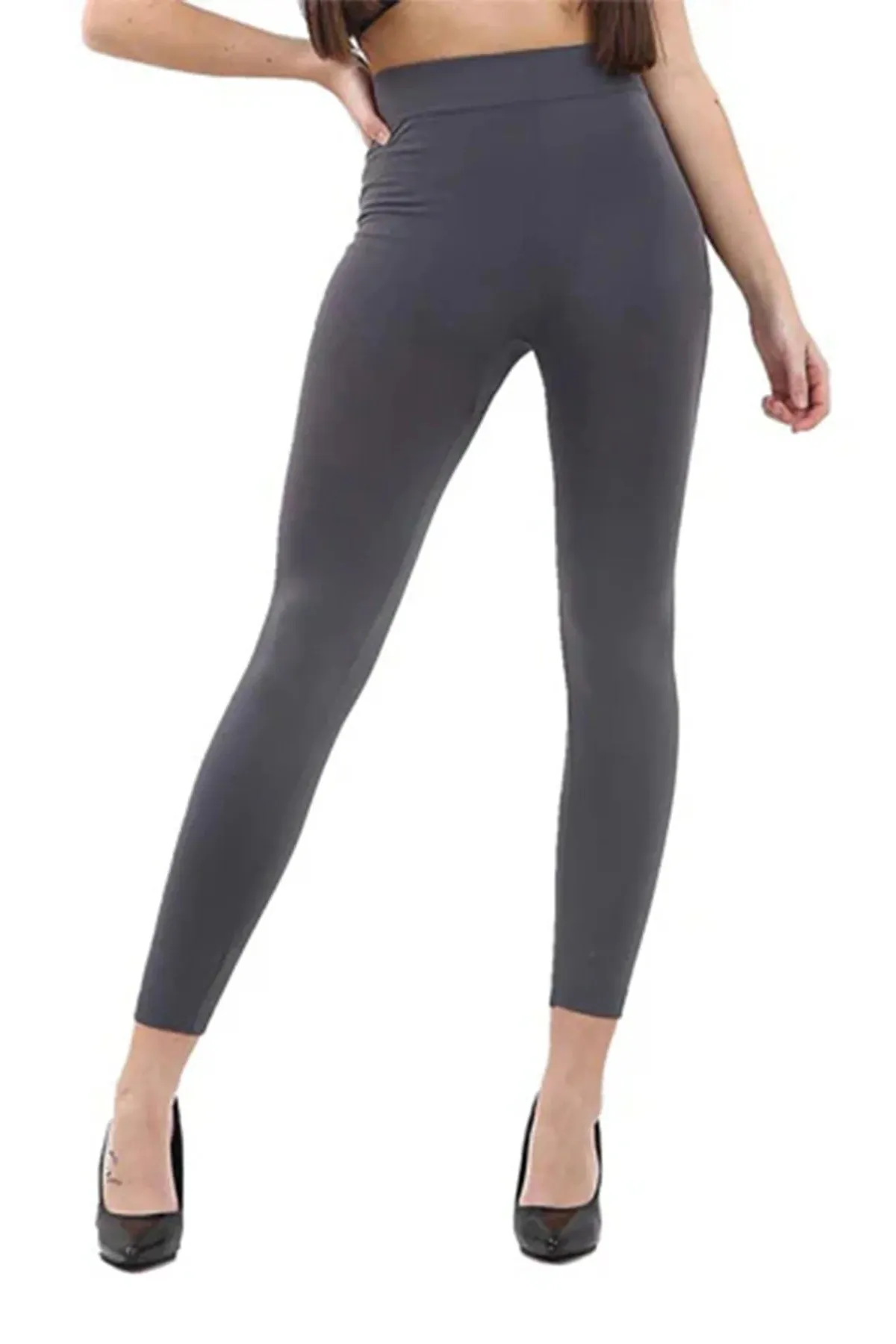 Nutshell Elasticated Waistband Stretch Leggings - Slate Grey sold by DB3 Online