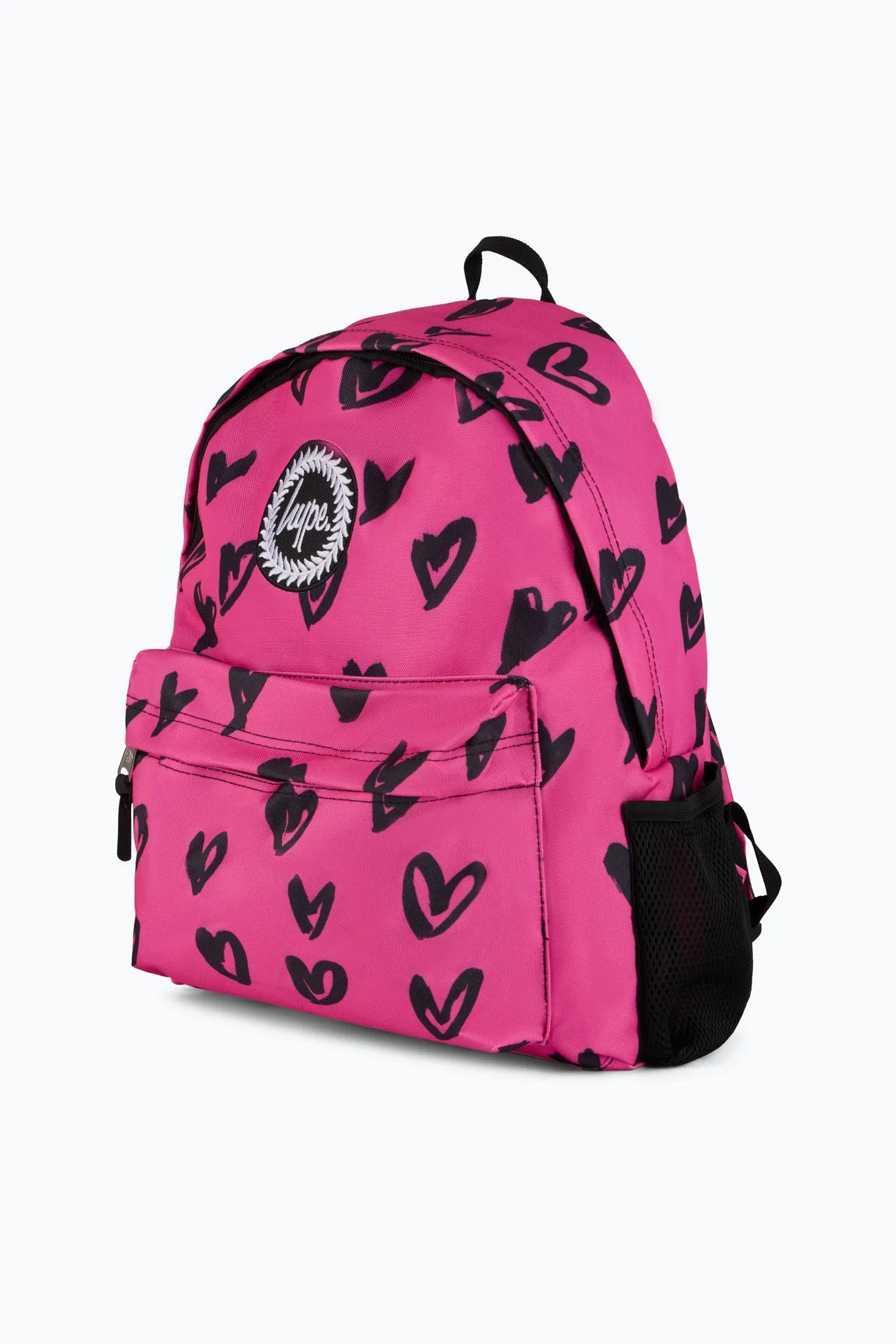 Hype Unisex Pink/Black Glitter Scribble Hearts Backpack sold by DB3 Online product image thumbnail 2