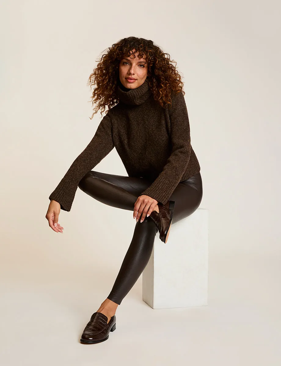 Commando Faux Leather Legging - Espresso sold by DB3 Online product image thumbnail 3
