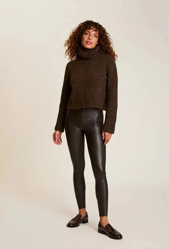 Commando Faux Leather Legging - Espresso sold by DB3 Online
