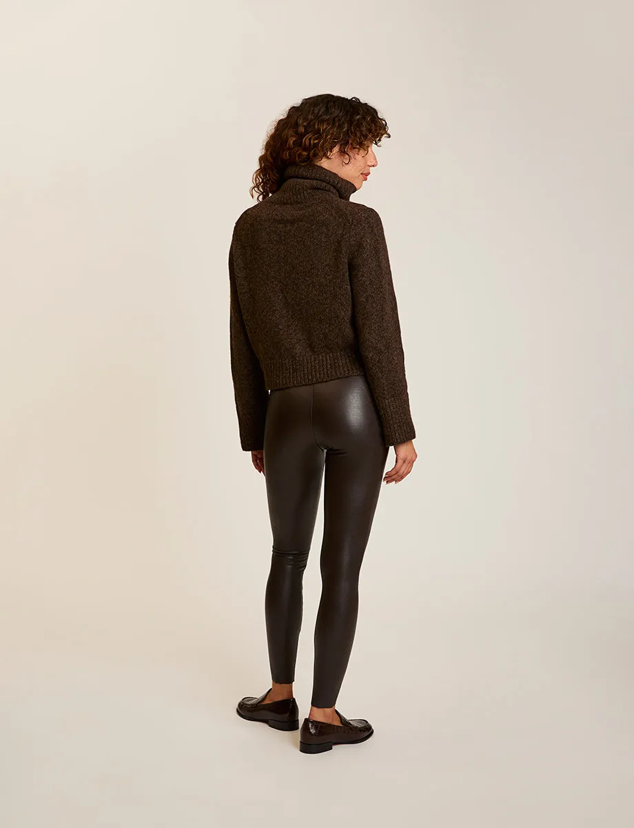 Commando Faux Leather Legging - Espresso sold by DB3 Online product image thumbnail 4