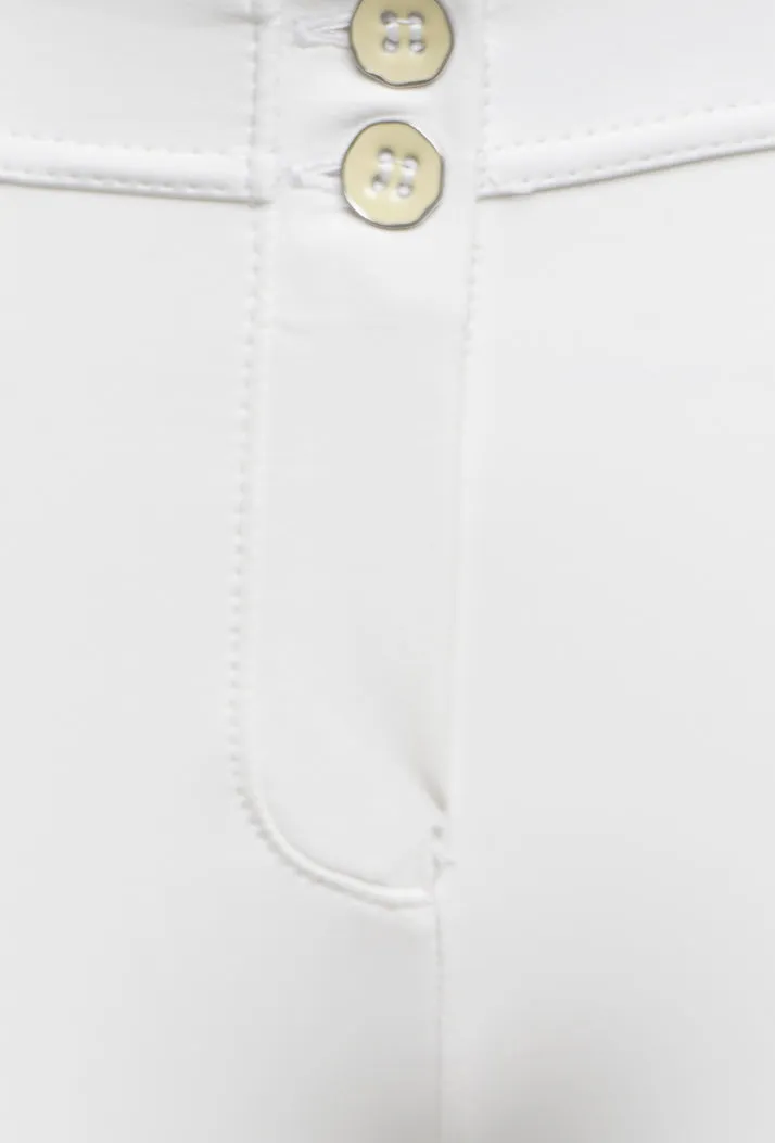 Freddy Faux Leather Mid-Rise Skinny WR.UP® Trousers - White sold by DB3 Online product image thumbnail 3