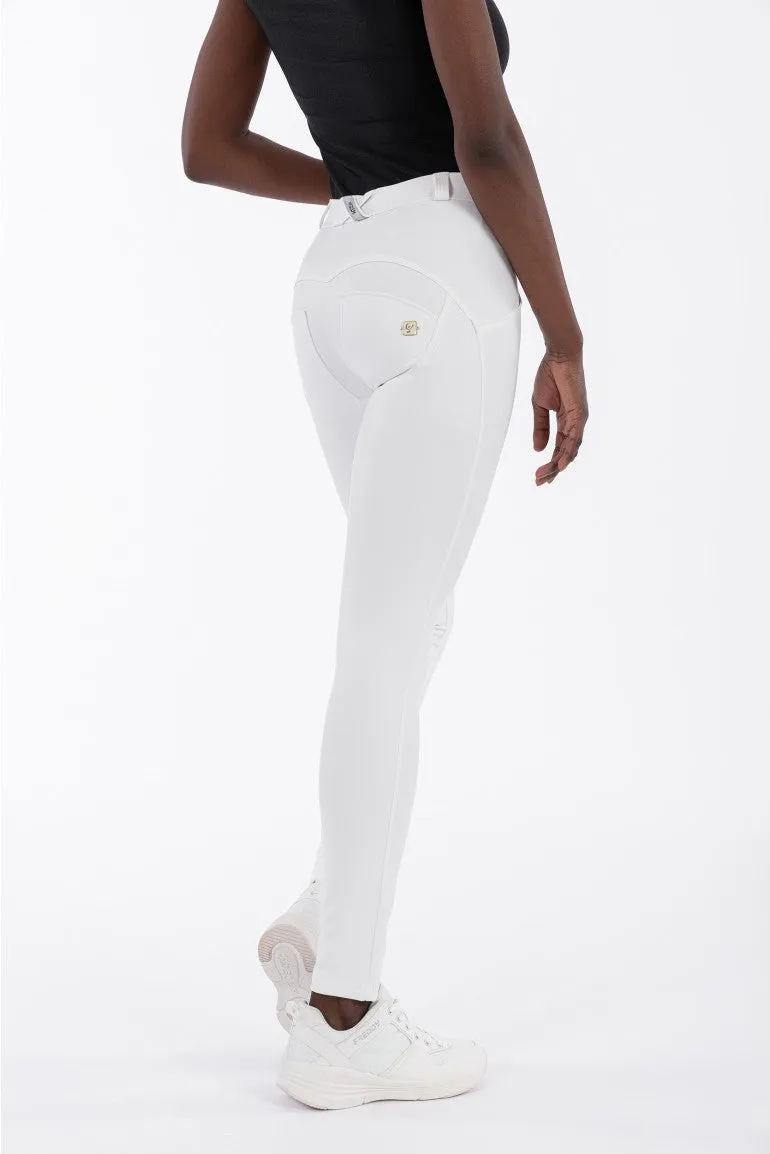 Freddy Faux Leather Mid-Rise Skinny WR.UP® Trousers - White sold by DB3 Online product image thumbnail 5