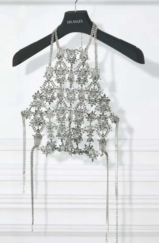 Ophelia Bejeweled Top sold by DYLANLEX