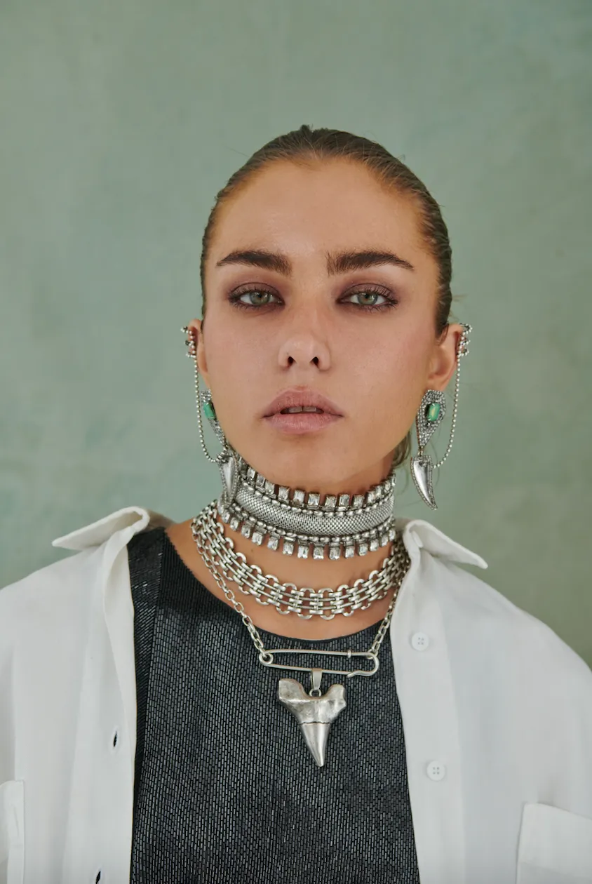 Silver Sadie Necklace sold by DYLANLEX product image thumbnail 2