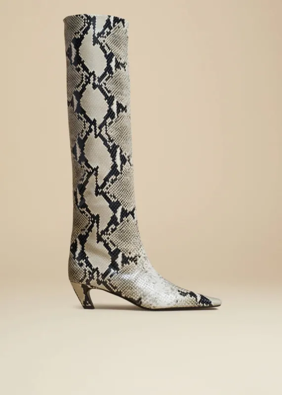 Khaite Python Boots sold by DYLANLEX