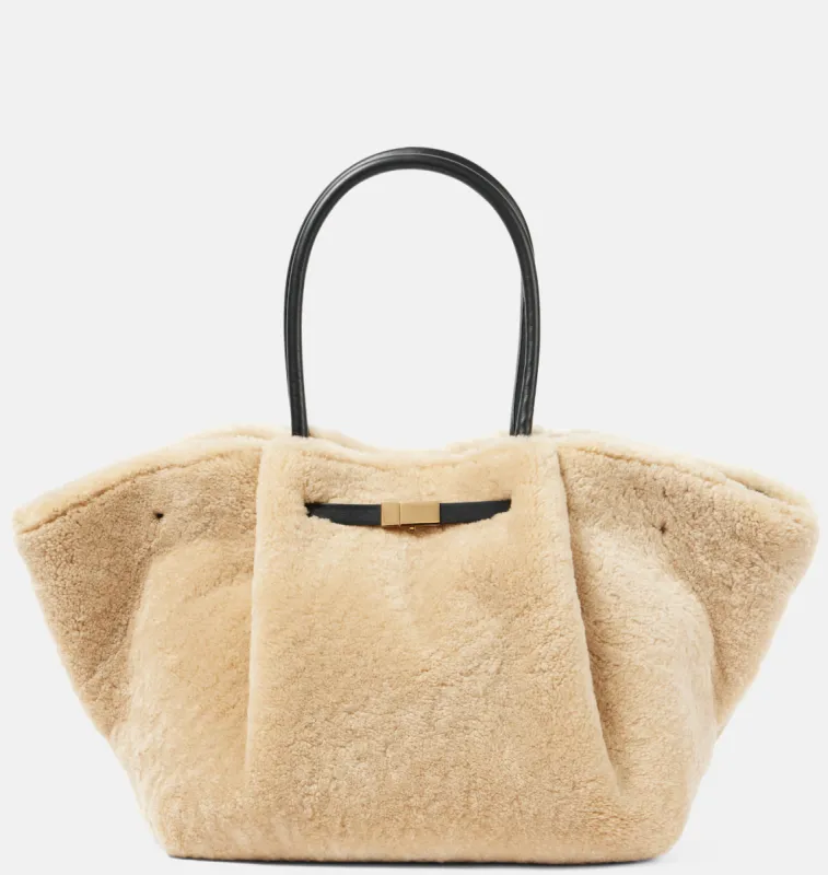 DeMellier New York shearling tote bag made by DYLANLEX