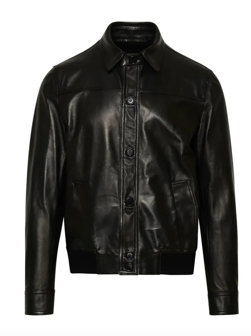 Salvatore Santoro Black Leather Jacket sold by DYLANLEX