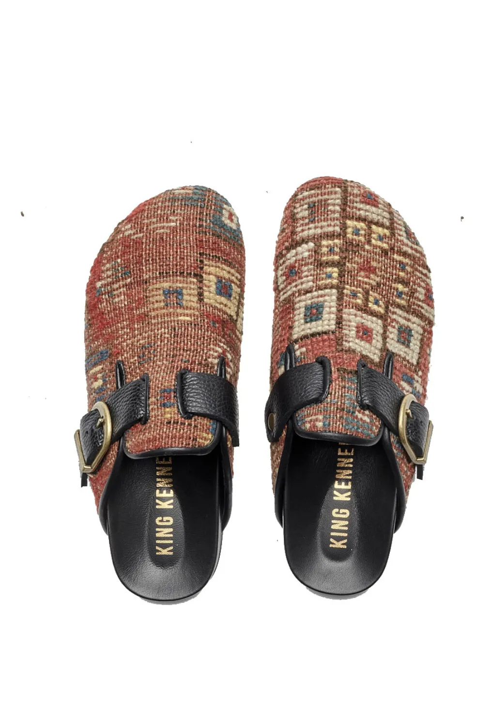 King Kenndey Rug Mules W8 sold by DYLANLEX