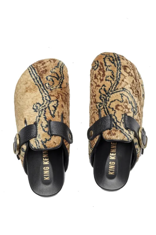 King Kenndey Rug Mules W8 sold by DYLANLEX