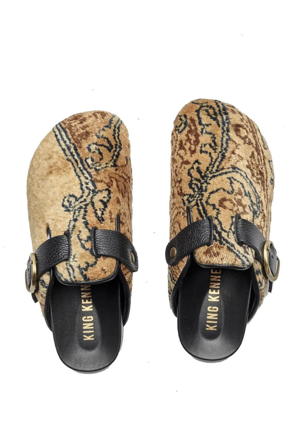 King Kenndey Rug Mules W8 sold by DYLANLEX