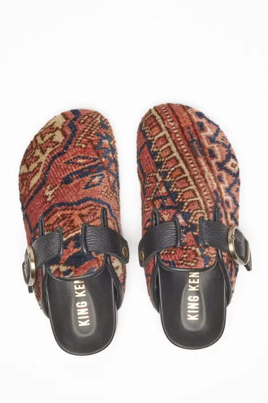 King Kenndey Rug Mules W6 sold by DYLANLEX