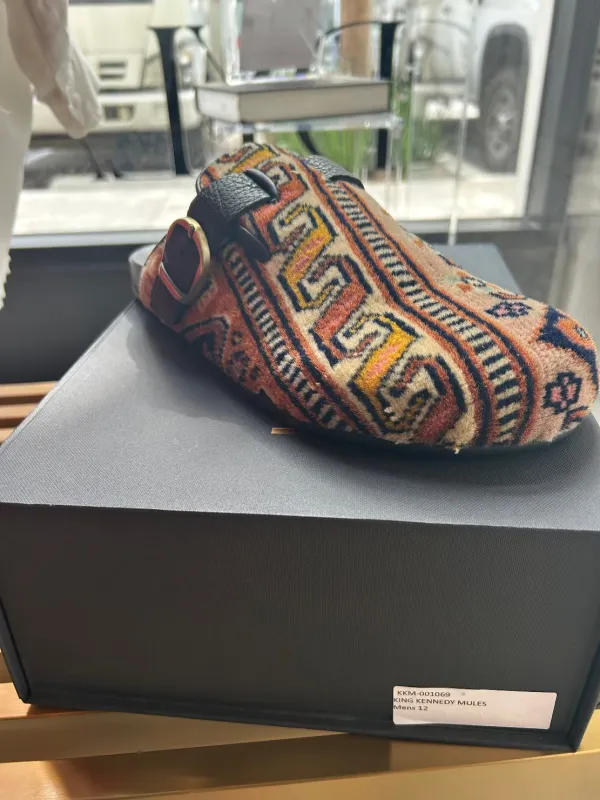 King Kenndey Rug Mules M12 sold by DYLANLEX