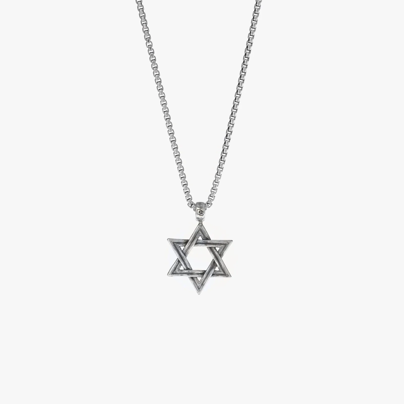 Sterling Silver Star Of David Necklace sold by Degs & Sal