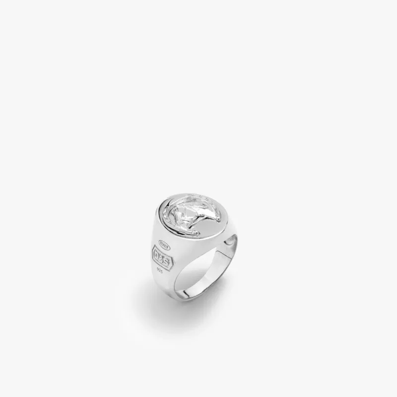 Sterling Silver Lucky Horseshoe Ring sold by Degs & Sal