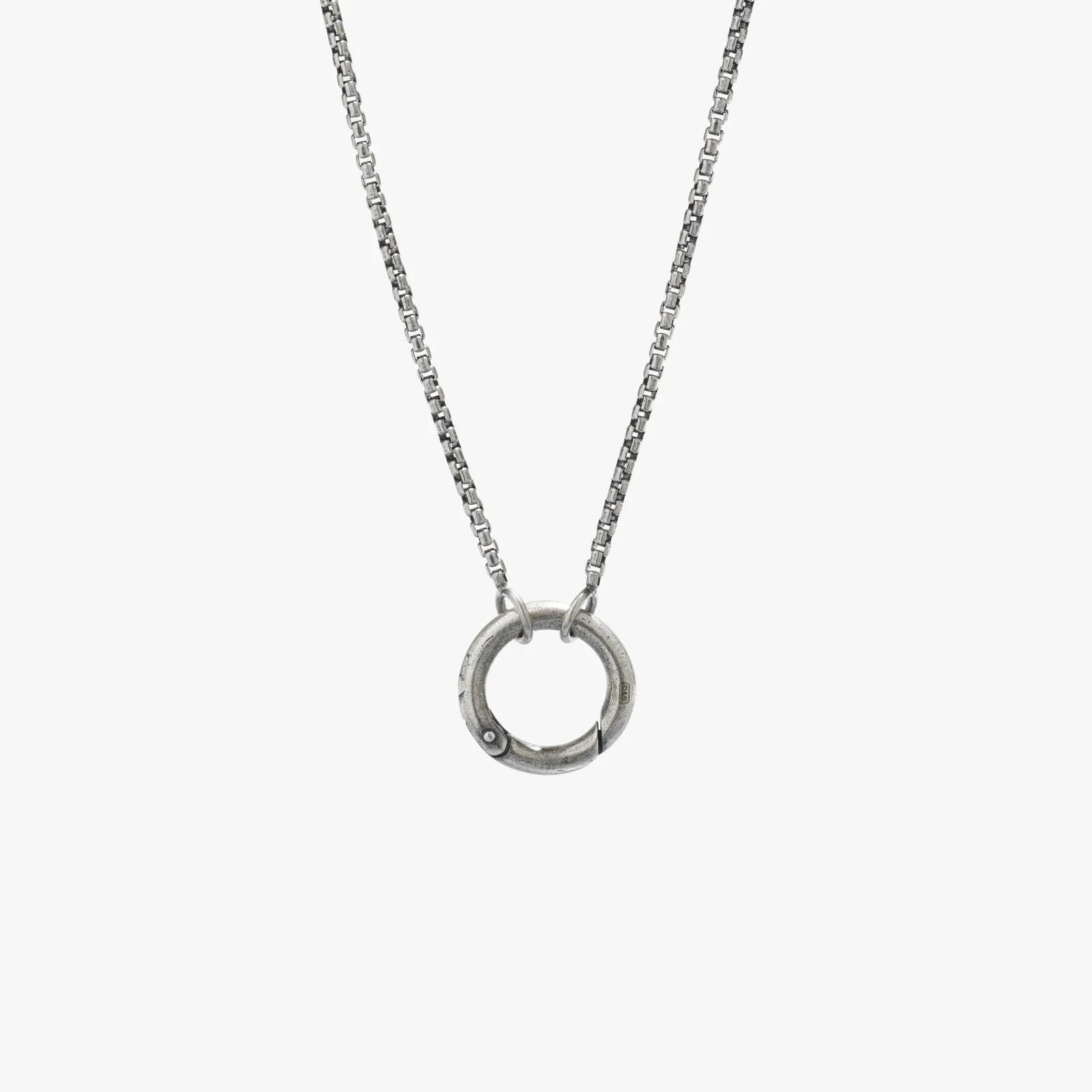 Sterling Silver Circle Amulet Necklace sold by Degs & Sal