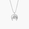 Sterling Silver Lucky Horseshoe Pendant Necklace sold by Degs & Sal