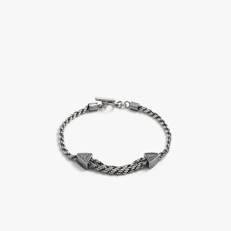 Sterling Silver Antique Rope Bracelet sold by Degs & Sal