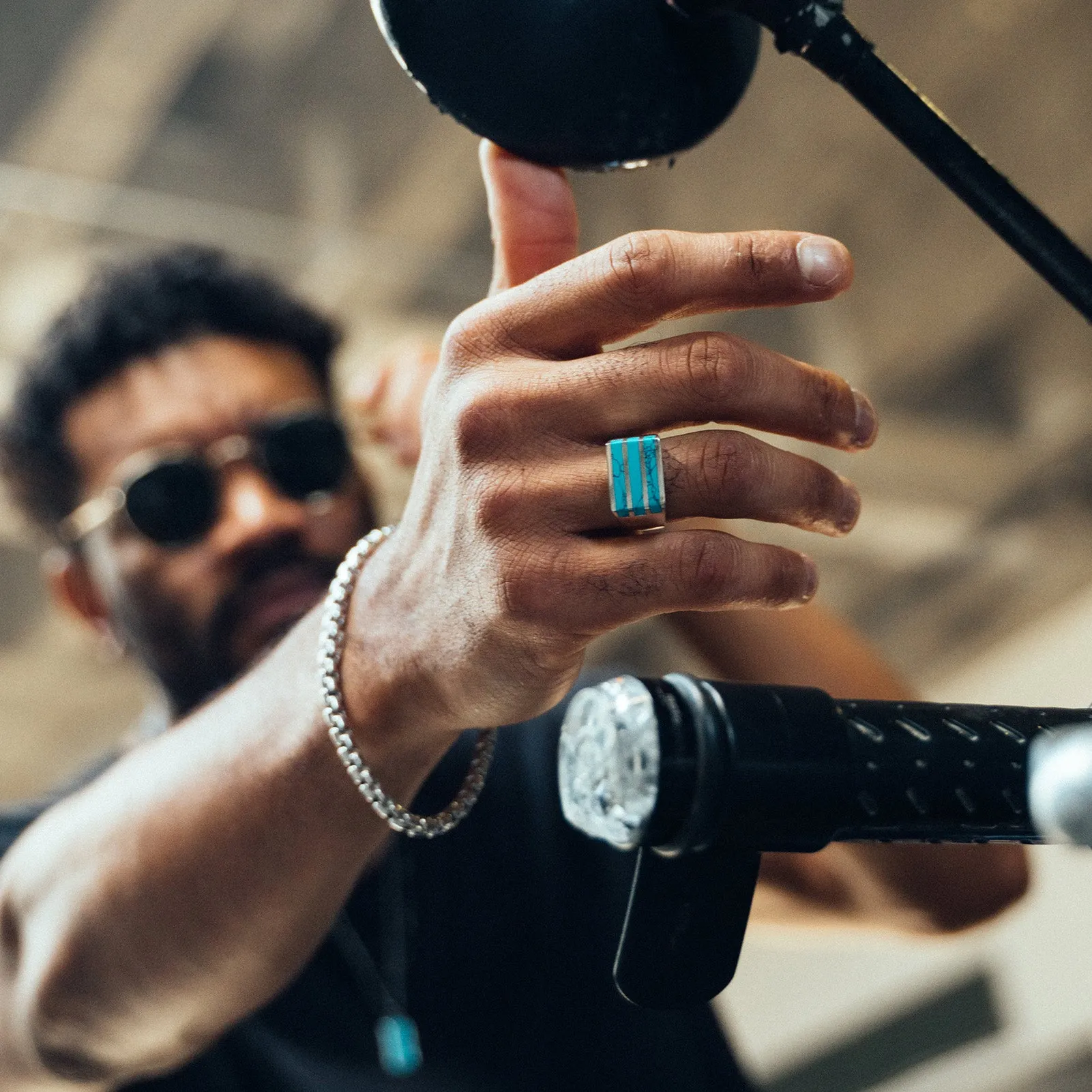 Sterling Silver Elements Ring with Turquoise sold by Degs & Sal product image thumbnail 2