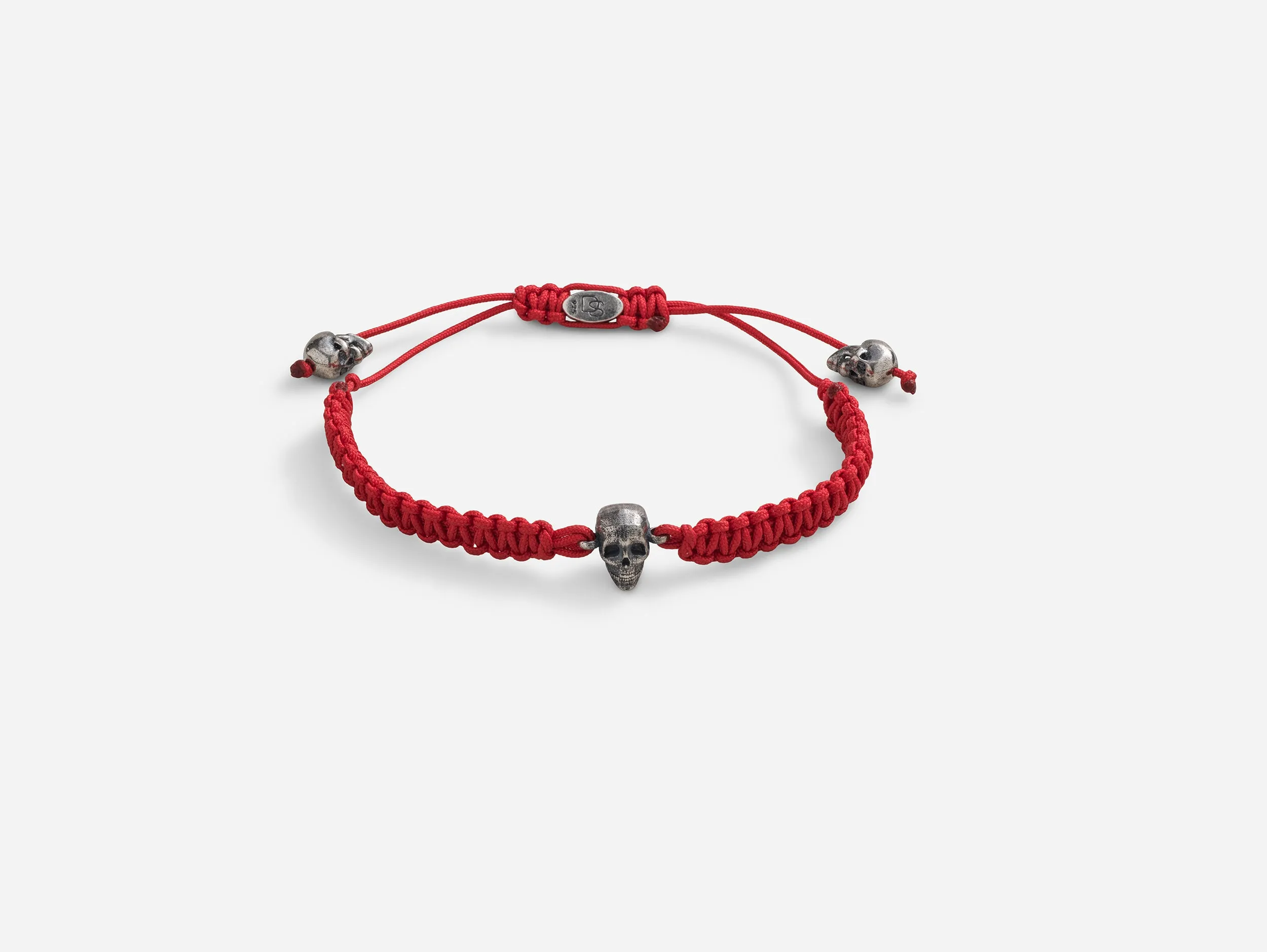 Red Skull Bead Bracelet sold by Degs & Sal