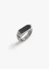 Sterling Silver Black Onyx Horizontal Signet Ring sold by Degs & Sal
