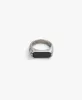 Sterling Silver Black Onyx Horizontal Signet Ring sold by Degs & Sal