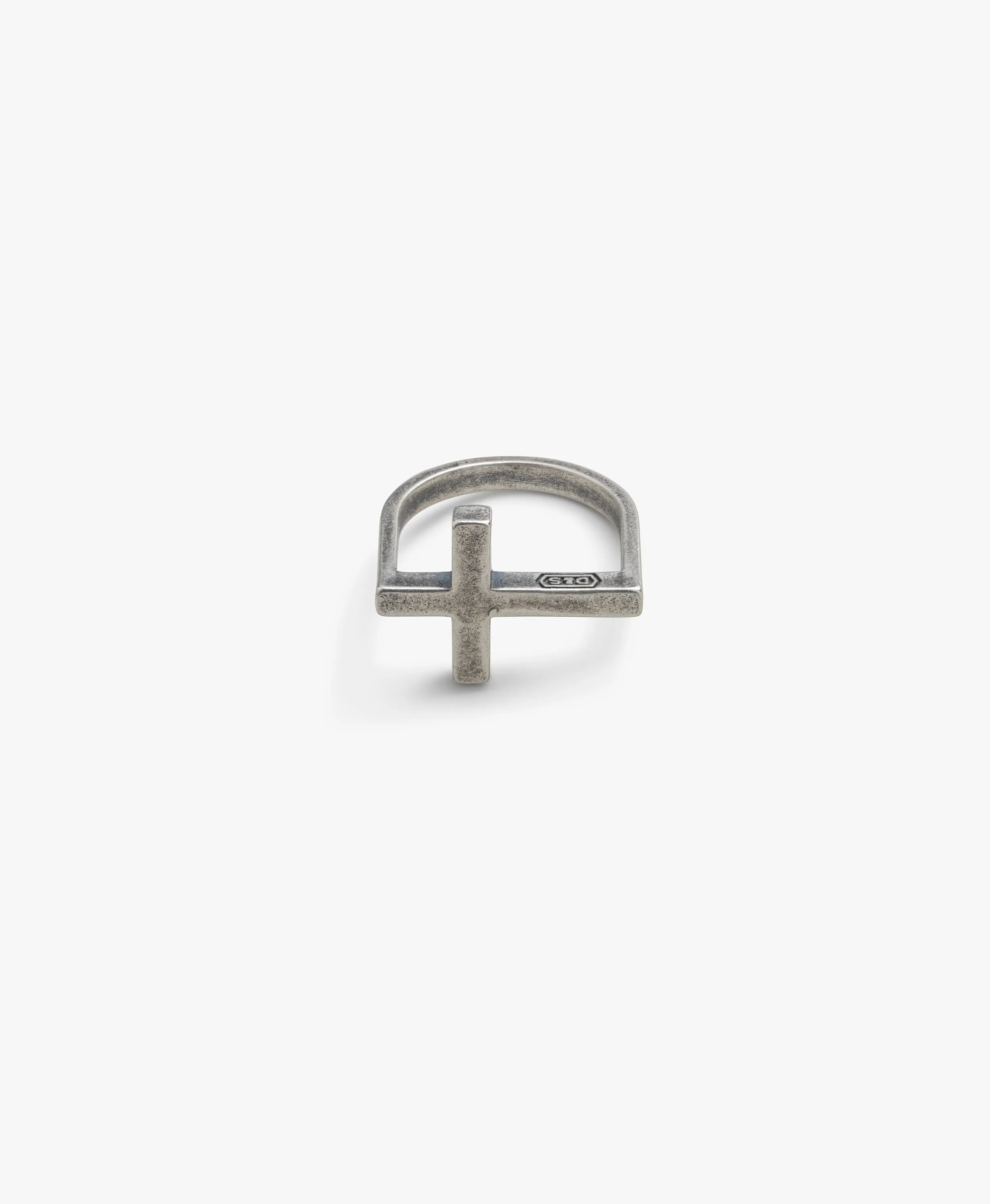 Sterling Silver Horizontal Cross Ring sold by Degs & Sal product image thumbnail 2