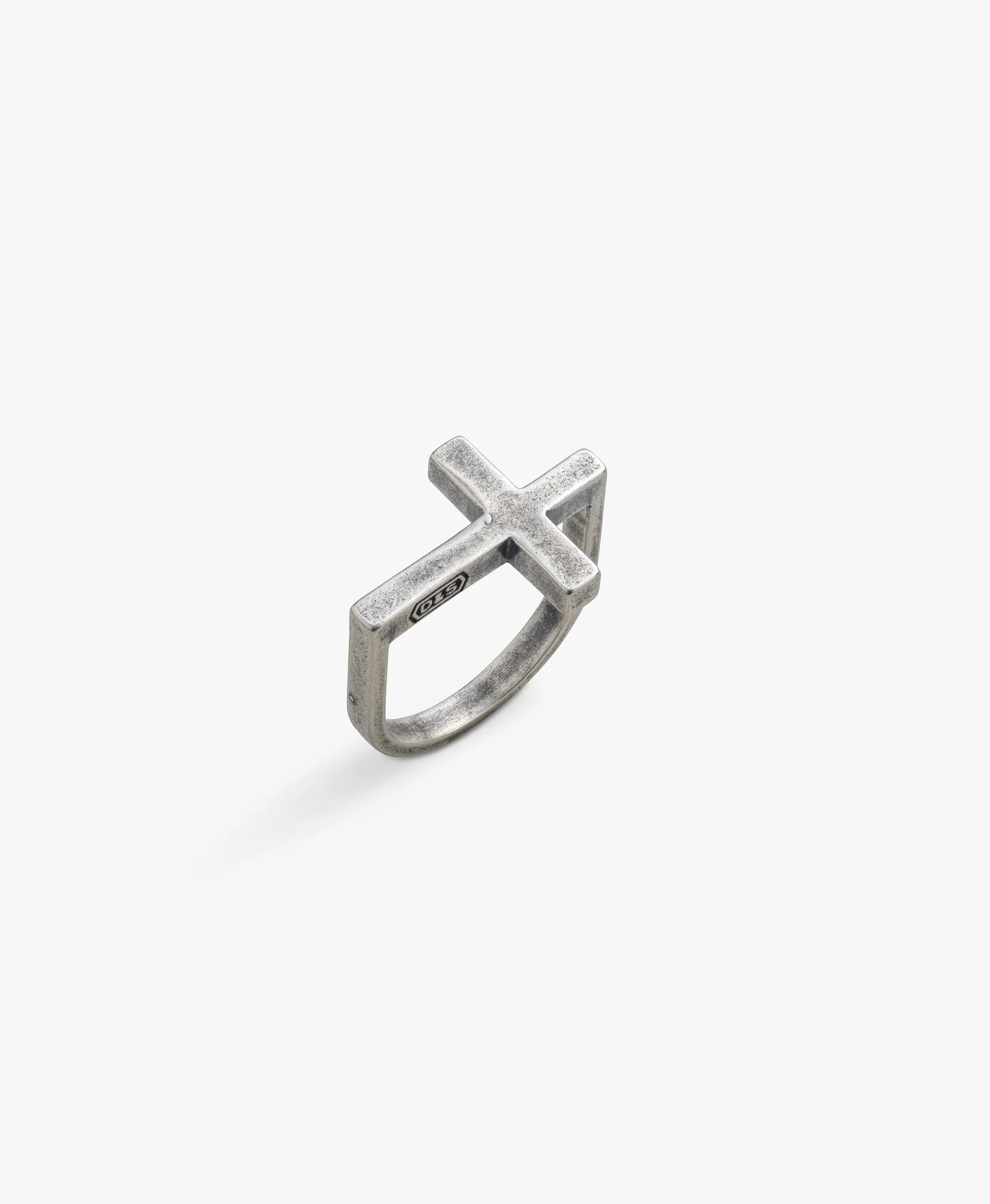 Sterling Silver Horizontal Cross Ring sold by Degs & Sal