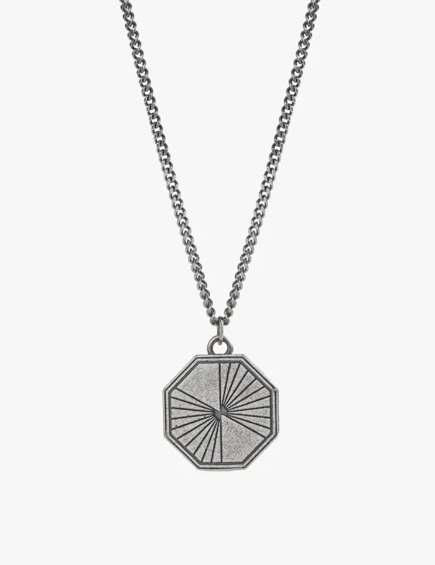 Sterling Silver Octagon Necklace sold by Degs & Sal