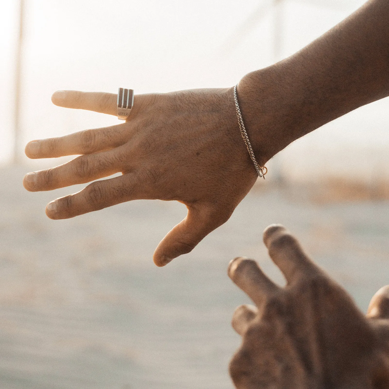 Sterling Silver Elements Ring with Black Onyx - LIMITED SIZES - PRIVATE SALE sold by Degs & Sal product image thumbnail 2