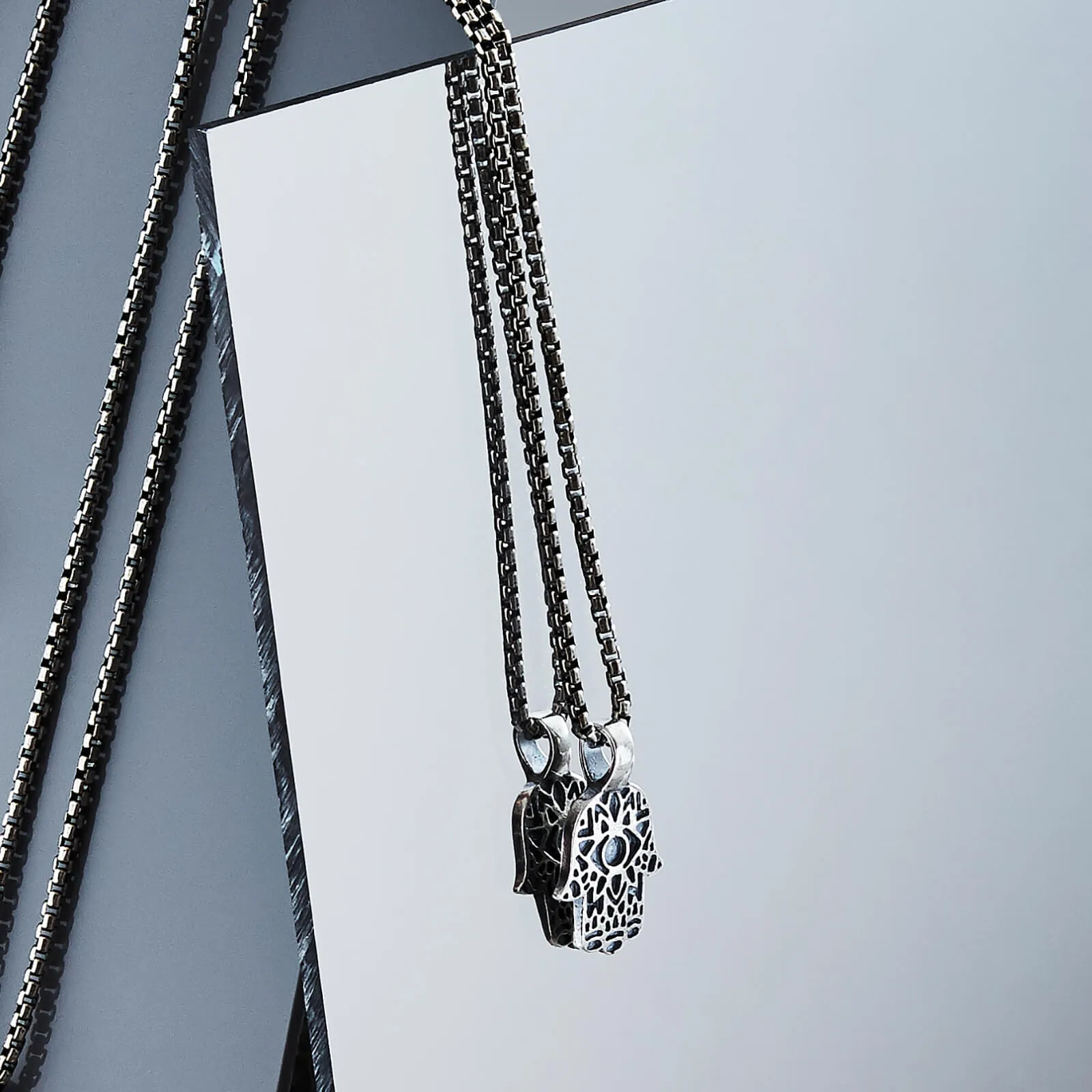 Sterling Silver Hamsa Necklace - Pendant Only - PRIVATE SALE sold by Degs & Sal product image thumbnail 2