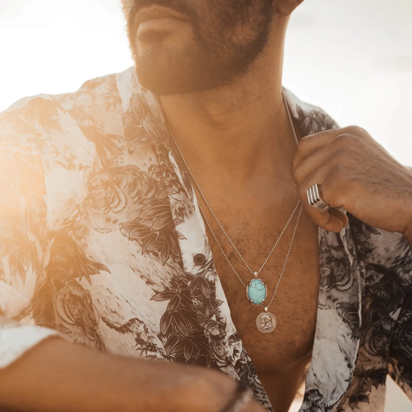 Sterling Silver Ancient Greek Skull Coin Necklace - Pendant Only - PRIVATE SALE sold by Degs & Sal product image thumbnail 2