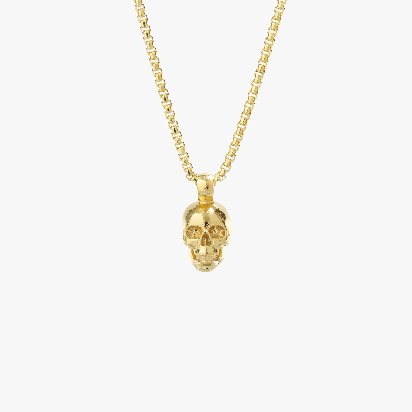 Gold Skull Necklace - Pendant Only - PRIVATE SALE sold by Degs & Sal product image thumbnail 5