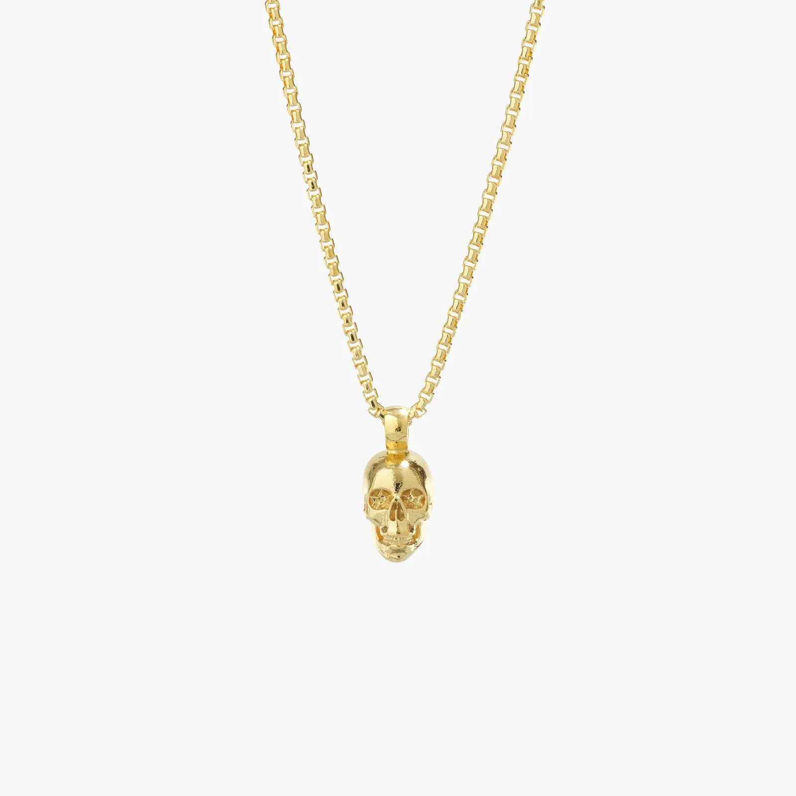 Gold Skull Necklace - Pendant Only - PRIVATE SALE sold by Degs & Sal